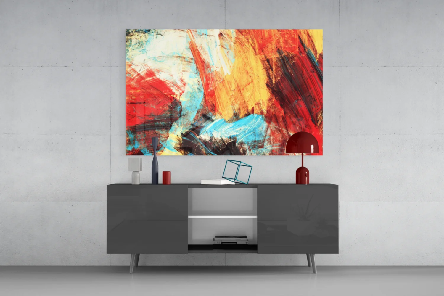 Abstract 3 Glass Wall Arts - Image 8