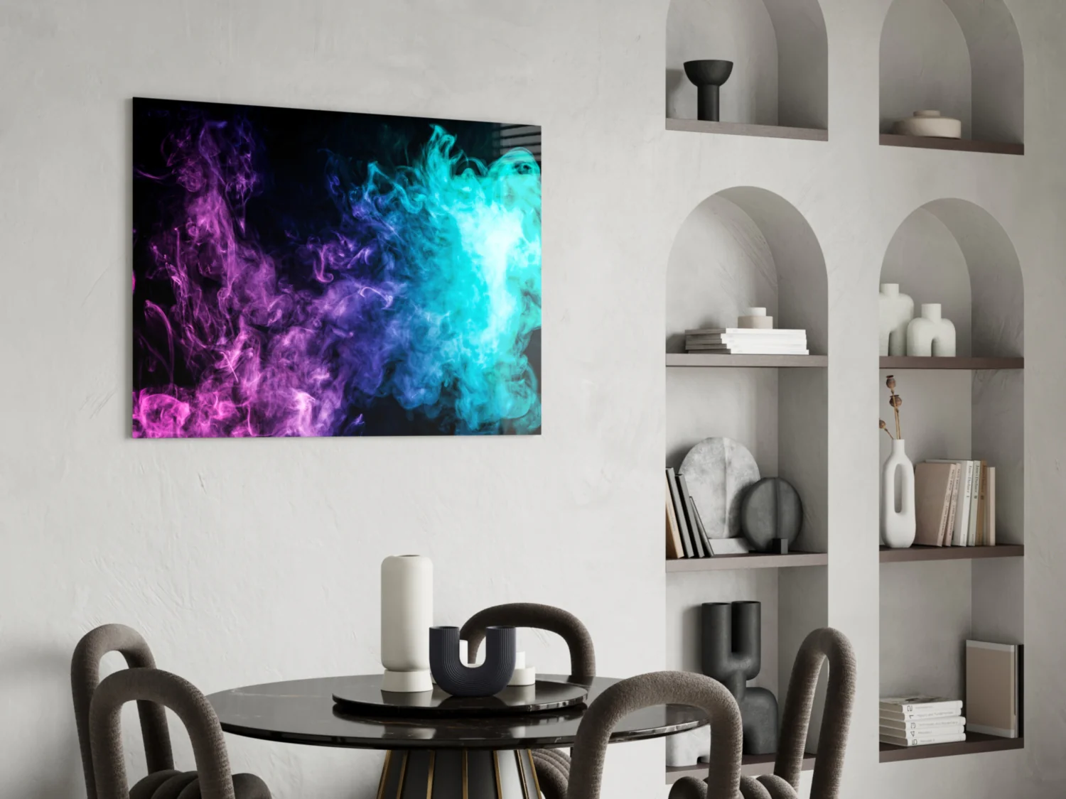 Colored Smoke Glass Wall Art - Image 5