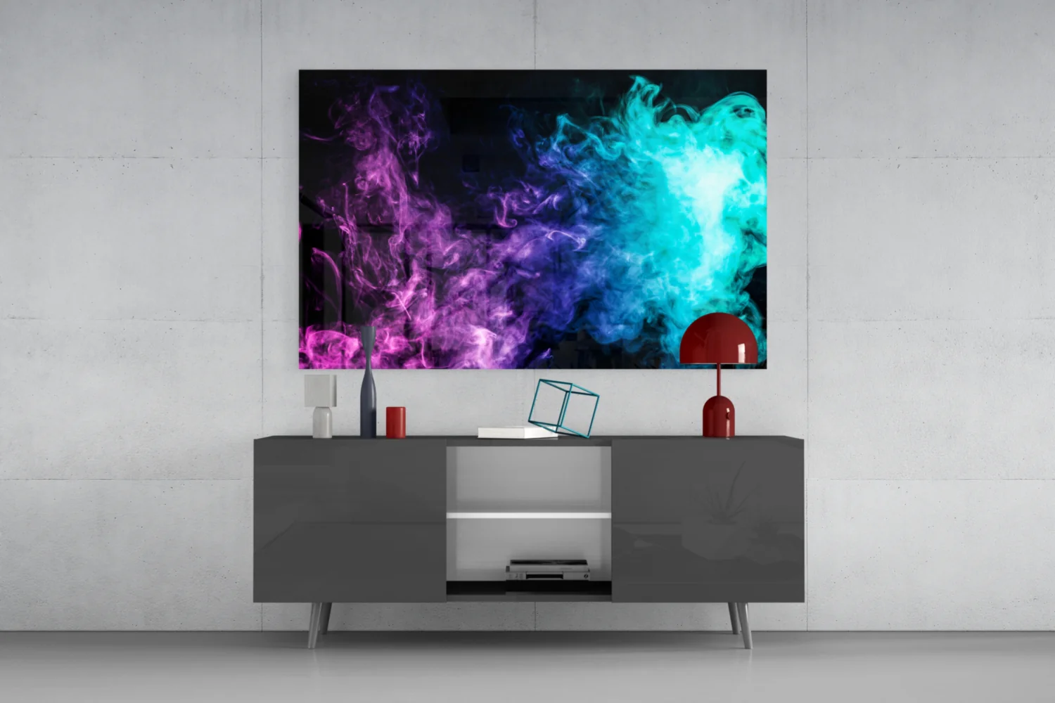 Colored Smoke Glass Wall Art - Image 8