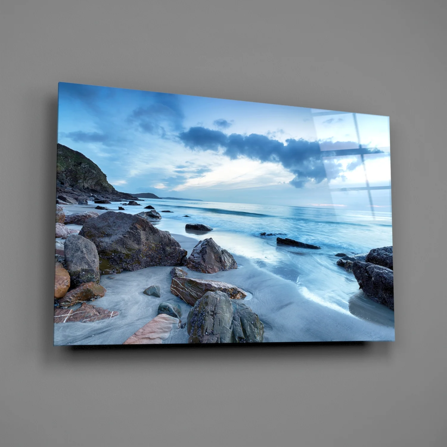 Sea Landscape Glass Wall Art - Image 2