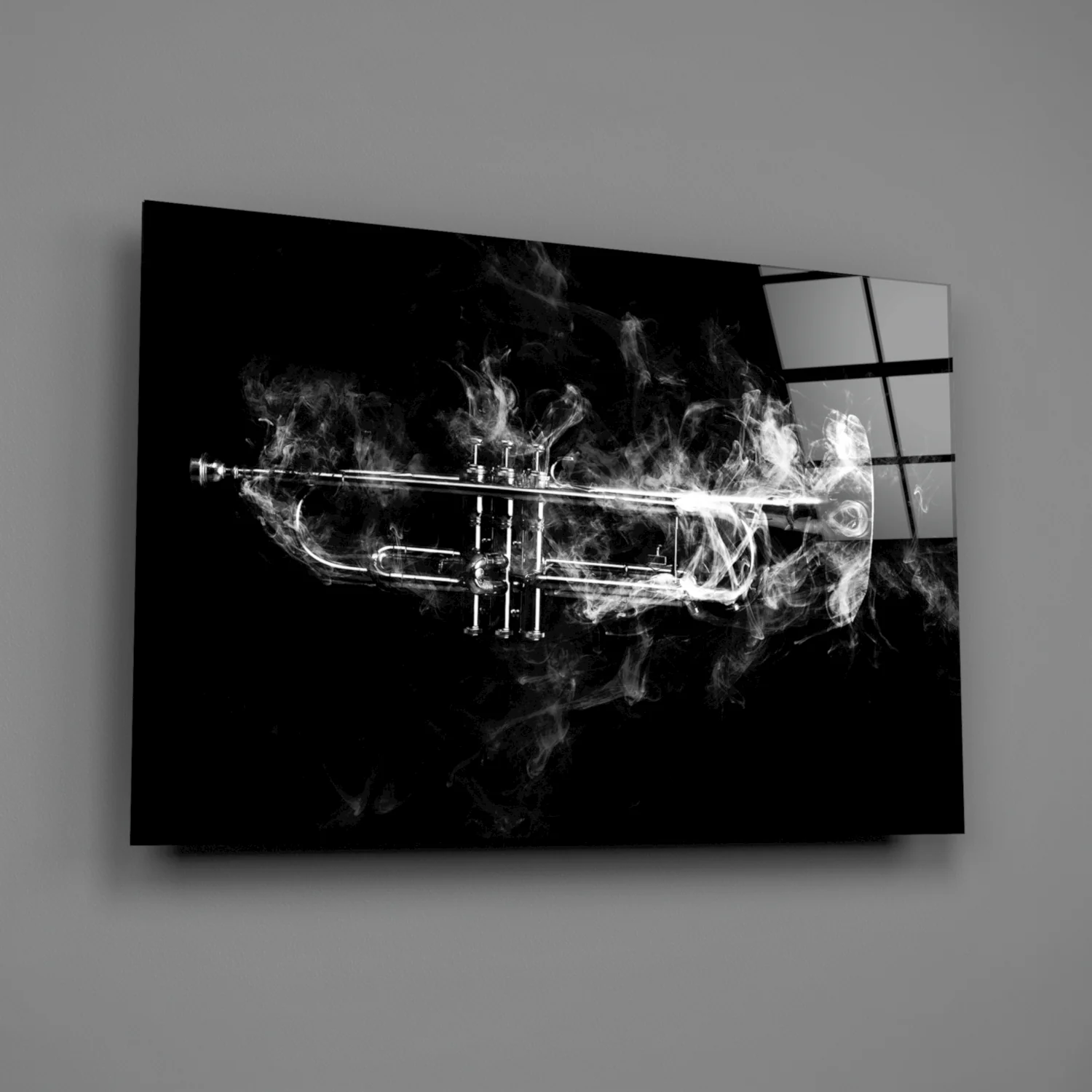 Trumpet Glass Wall Art - Image 2