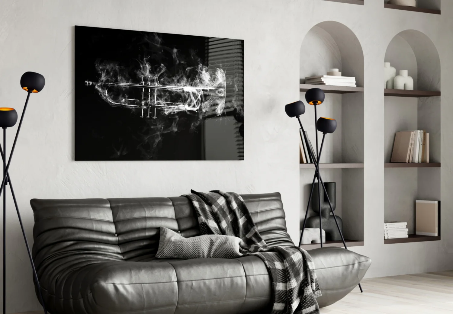 Trumpet Glass Wall Art - Image 4