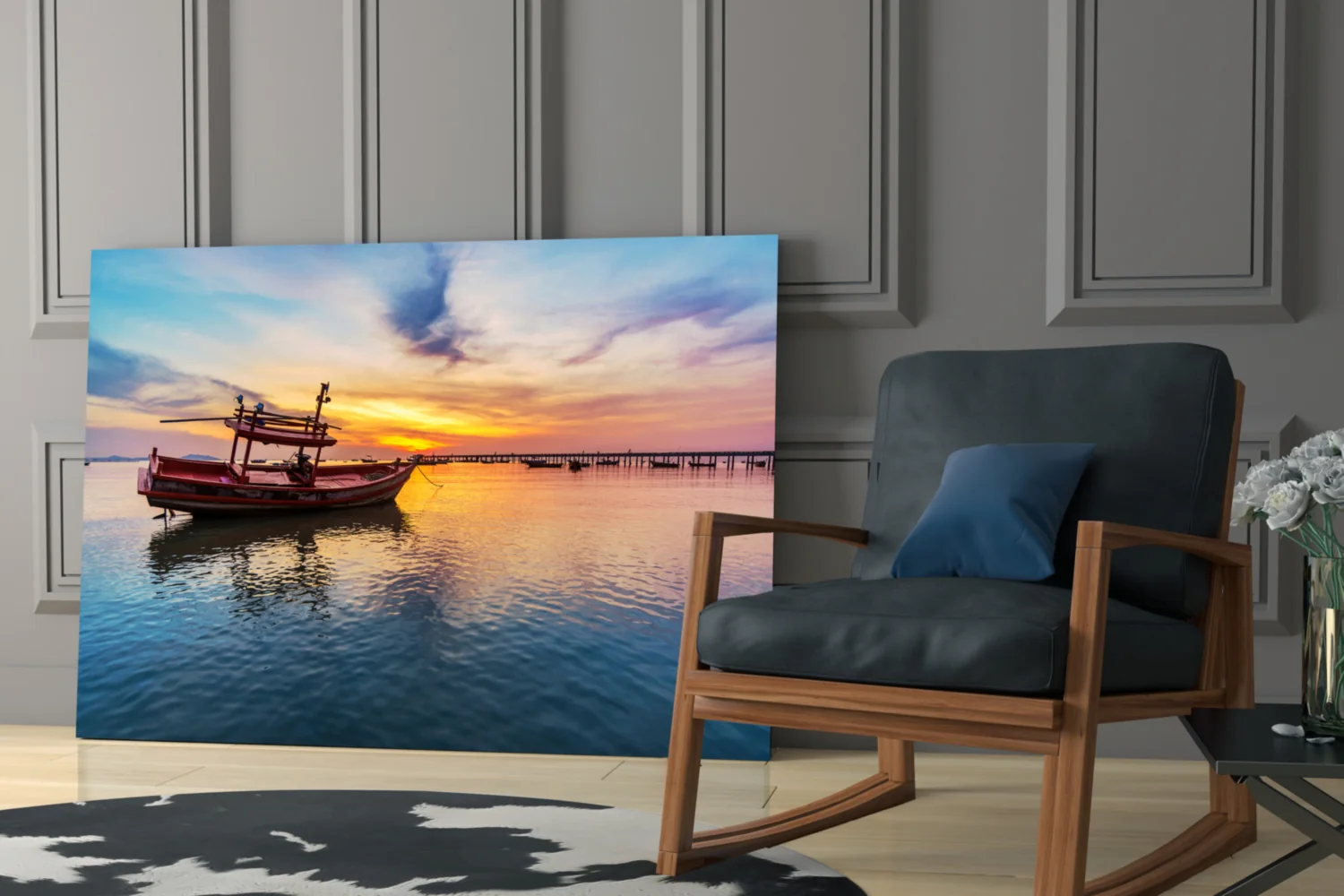 Boat Glass Wall Art - Image 6