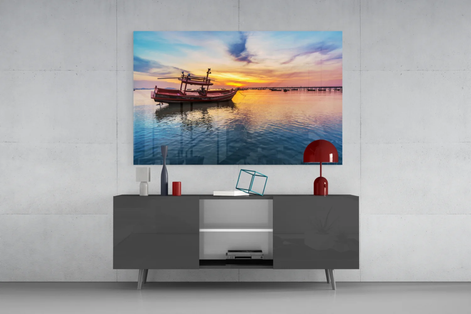 Boat Glass Wall Art - Image 8