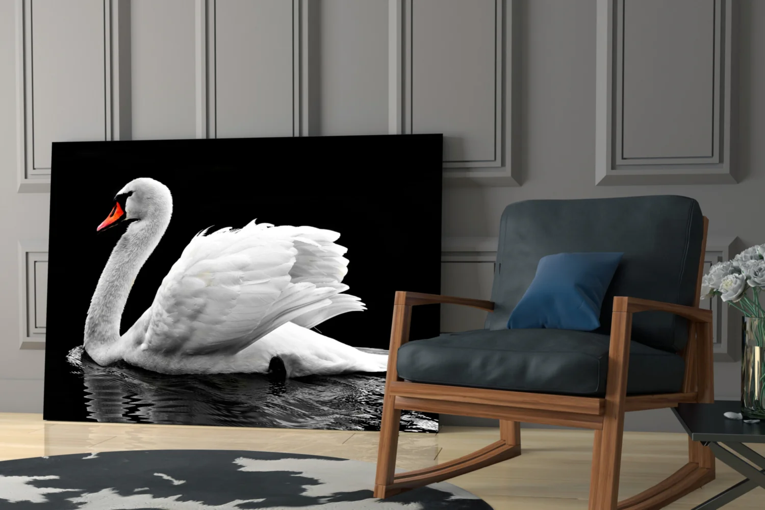 Swan Glass Wall Art - Image 6