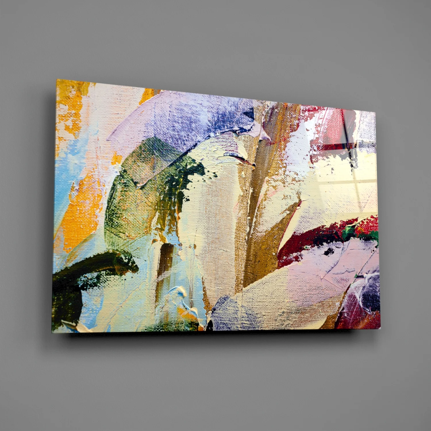 Abstract Pattern Glass Wall Art - Image 2