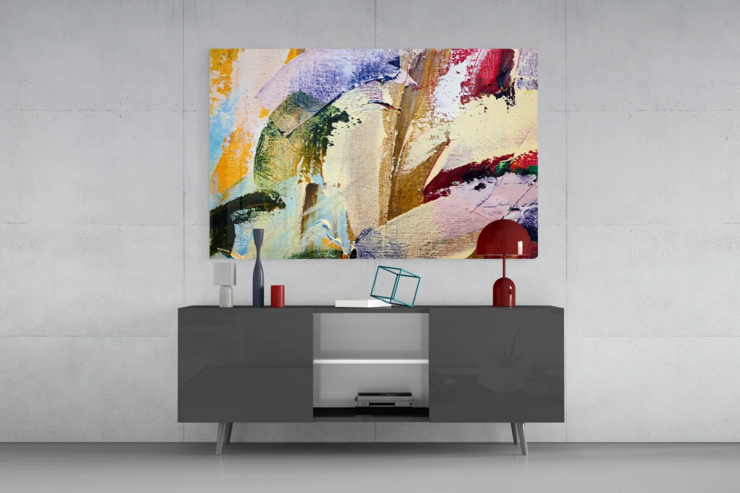 Abstract Pattern Glass Wall Art - Image 8