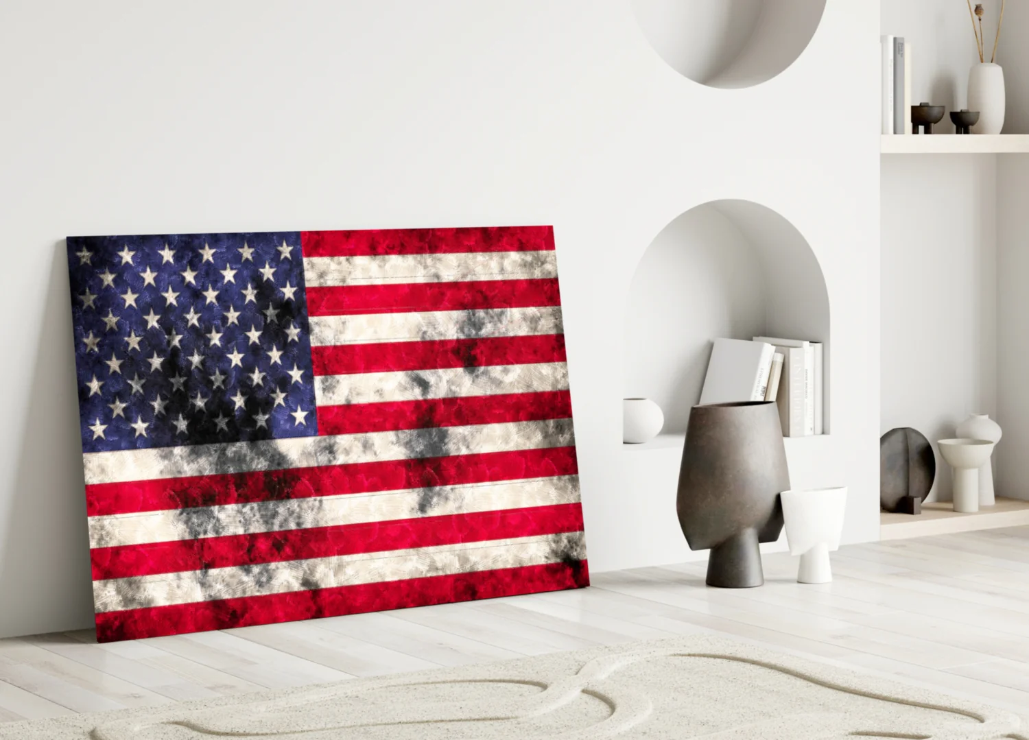 Flag of the United States Glass Wall Art - Image 3