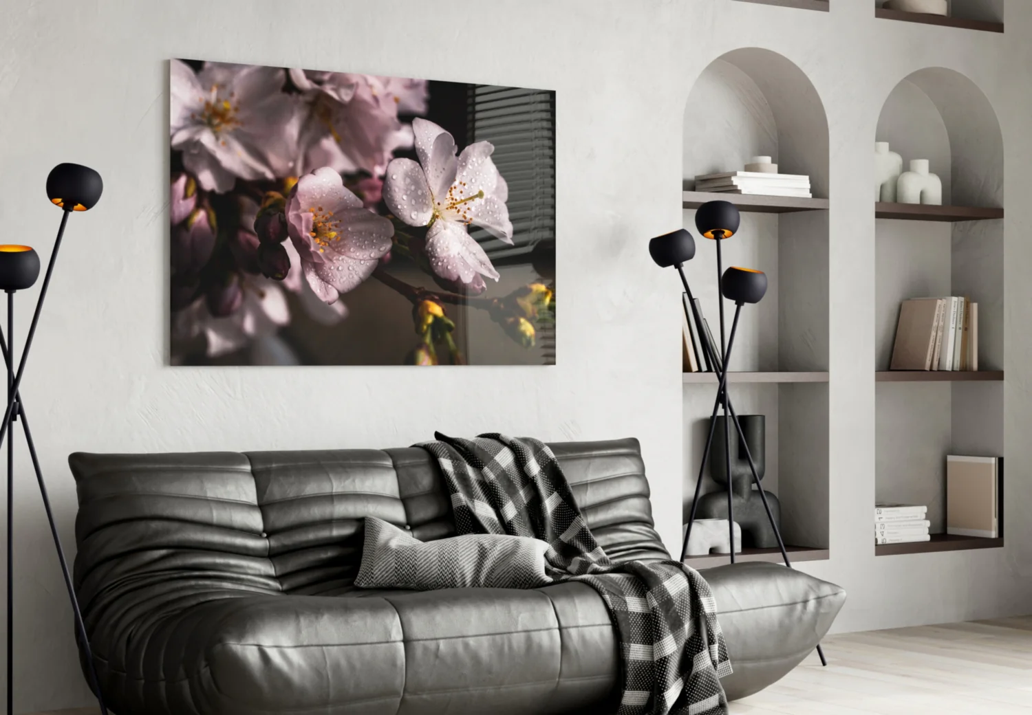 Macro Flower Glass Wall Art - Image 4
