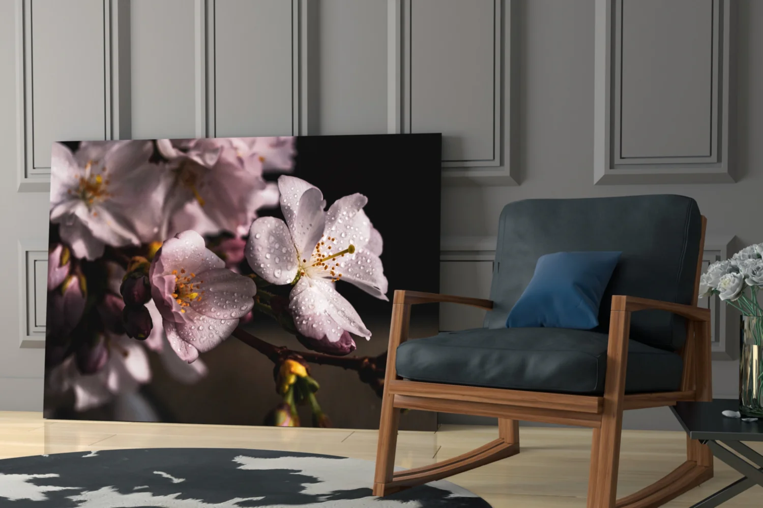 Macro Flower Glass Wall Art - Image 6