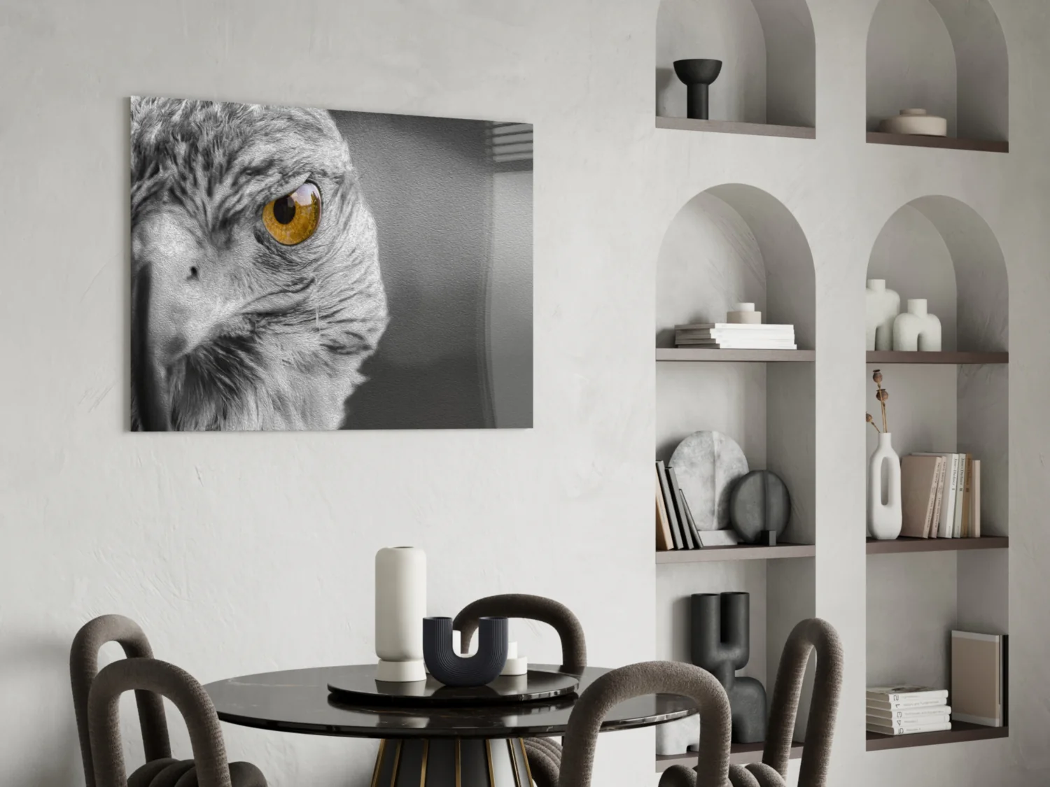 Falcon Glass Wall Art - Image 5
