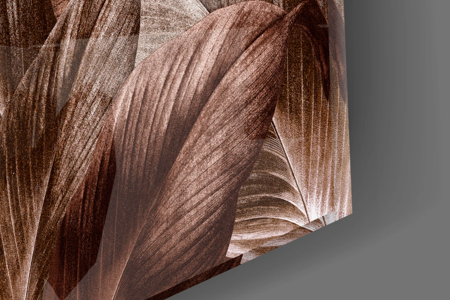 Tropical Leaf Glass Wall Art - Image 7
