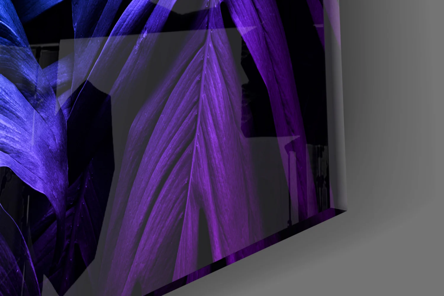 Tropical Leaf Glass Wall Art - Image 7