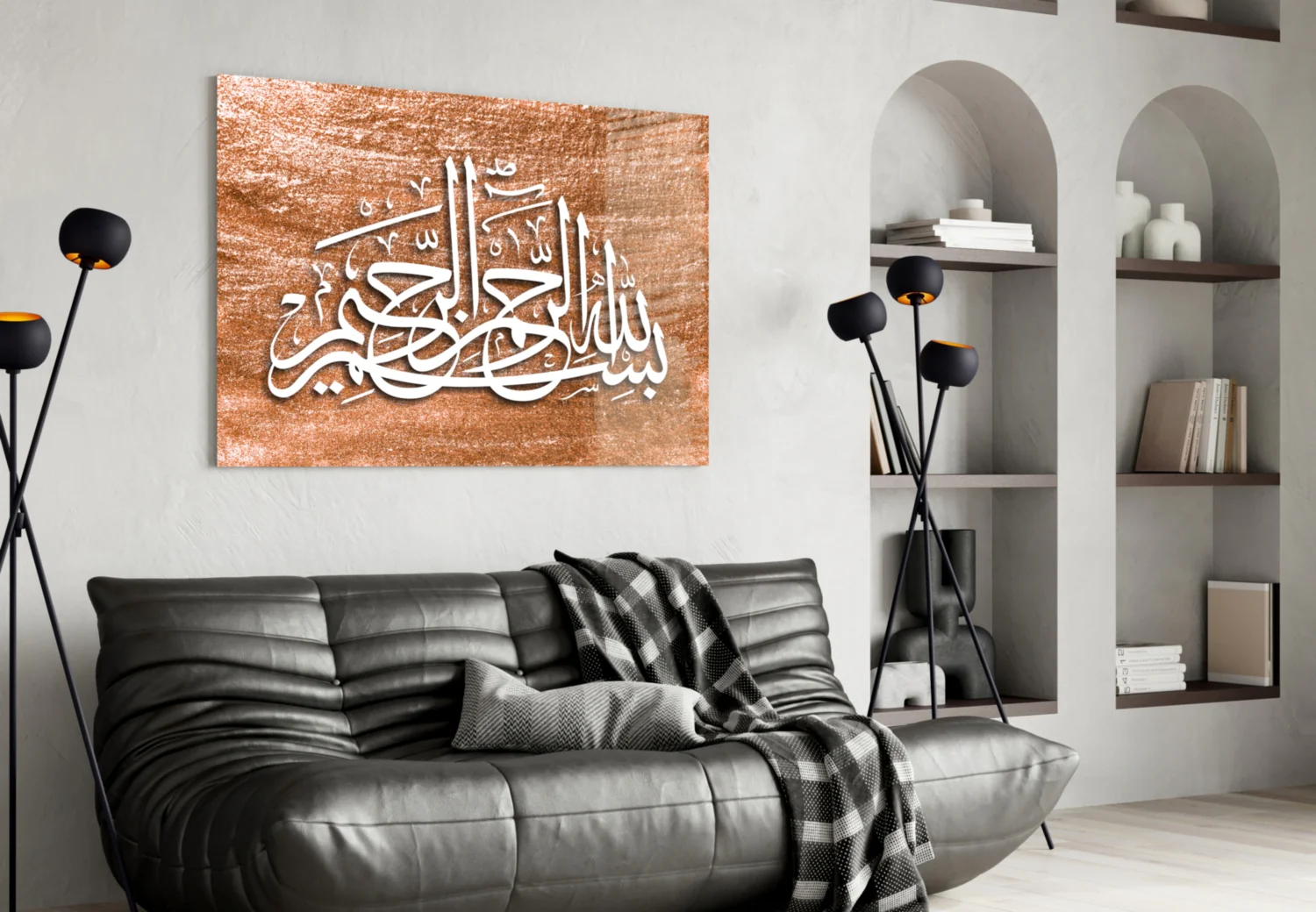 Calligraphy Glass Wall Art - Image 4