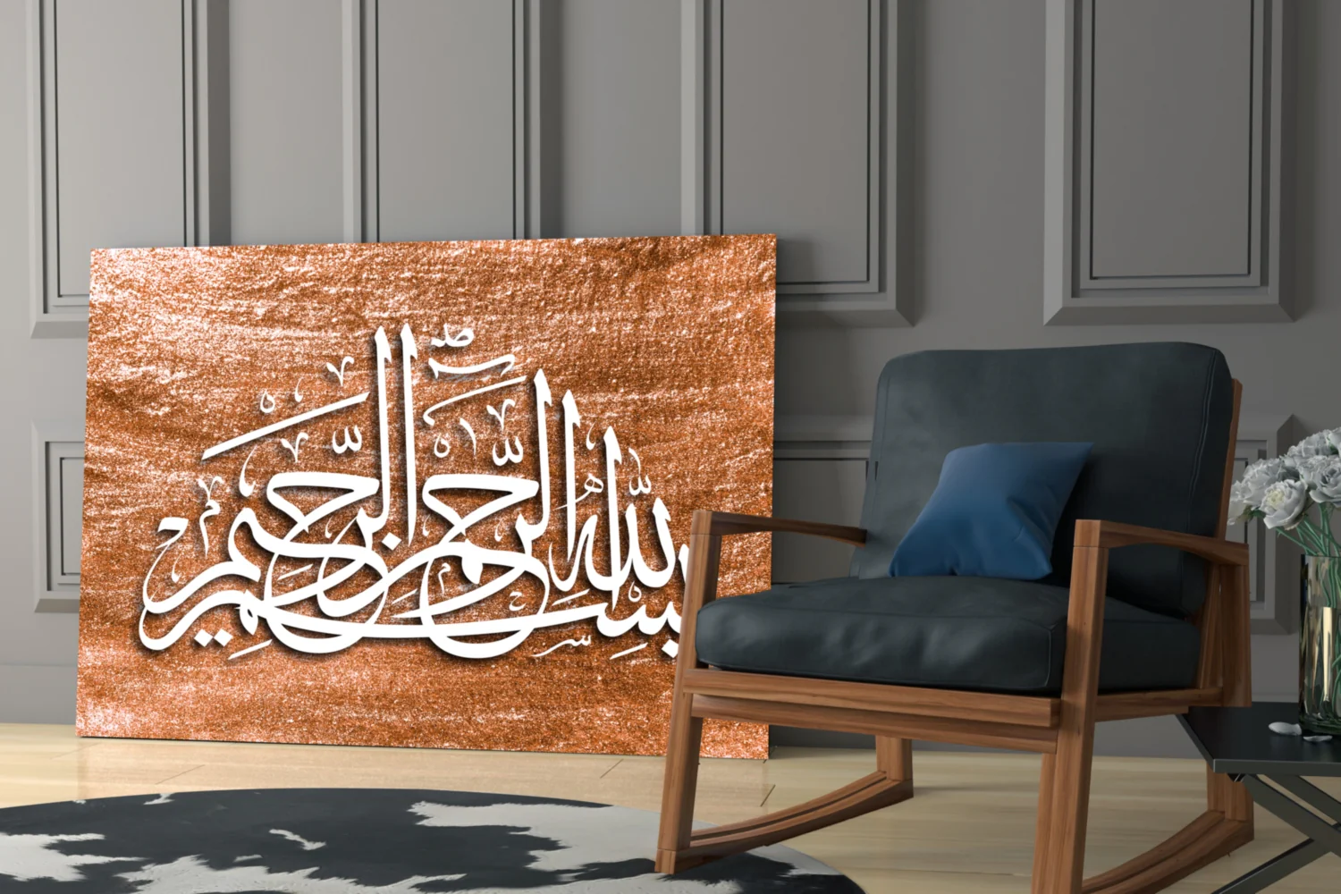 Calligraphy Glass Wall Art - Image 6