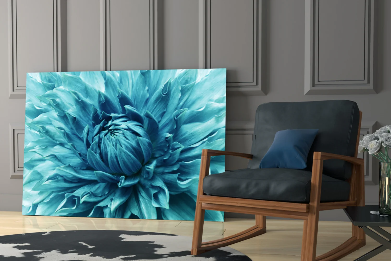 Micro Flower Glass Wall Art - Image 6