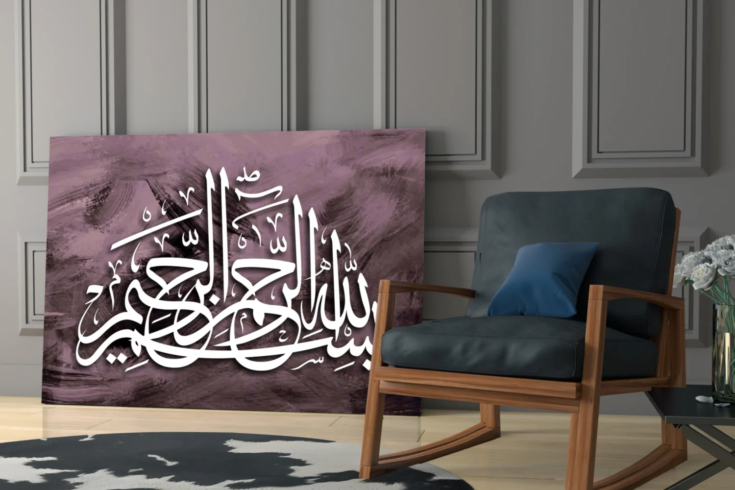 Calligraphy Glass Wall Art - Image 6