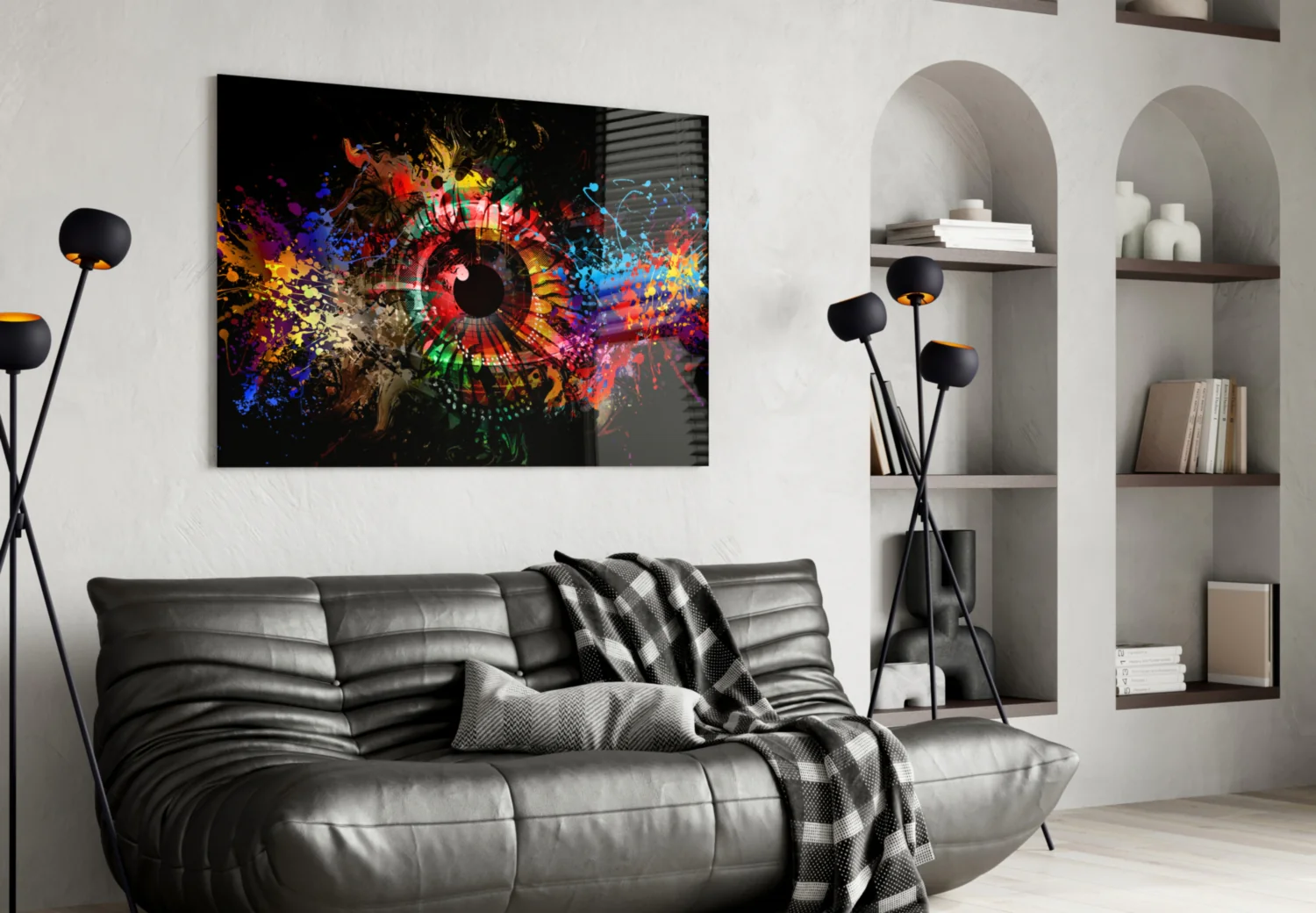 Illustration Eye Glass Wall Art - Image 4