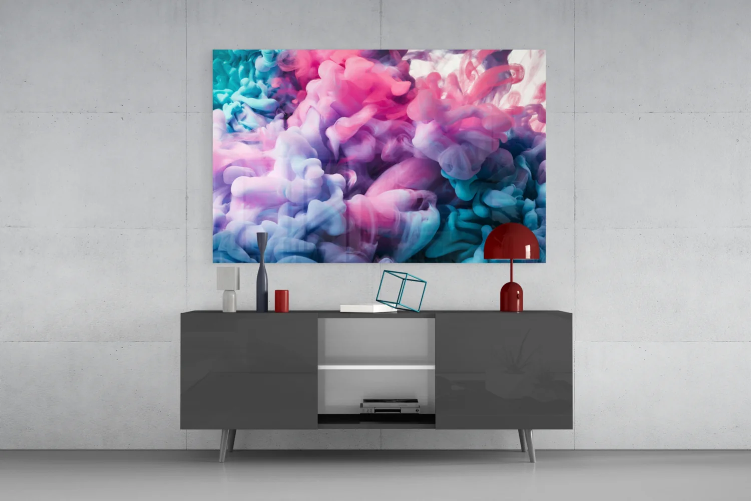 Colored Smoke Glass Wall Art - Image 8