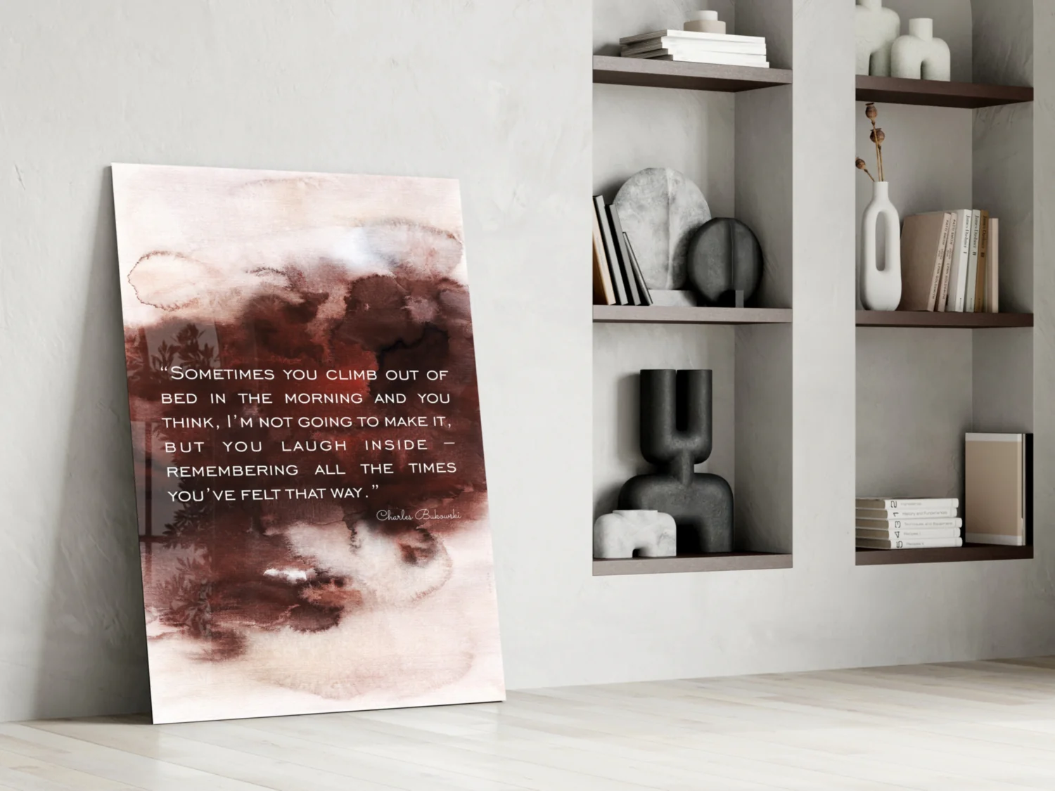 Typewriter Poetry Glass Wall Art - Image 6