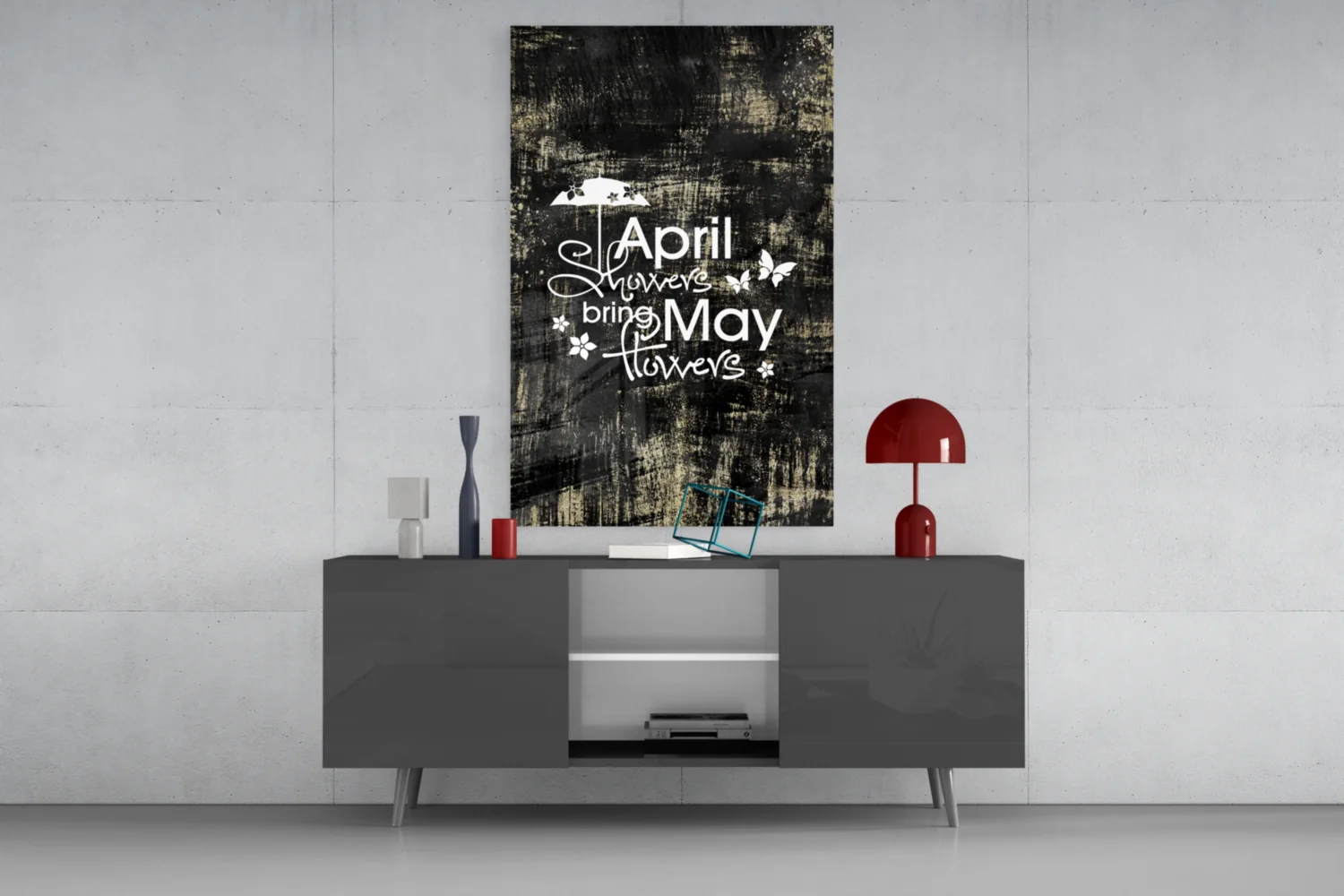 Words Glass Wall Art - Image 8