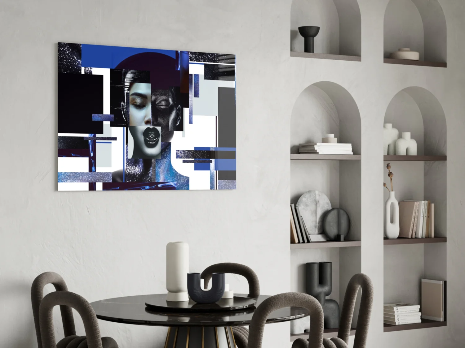 Effect Woman Glass Wall Art - Image 5