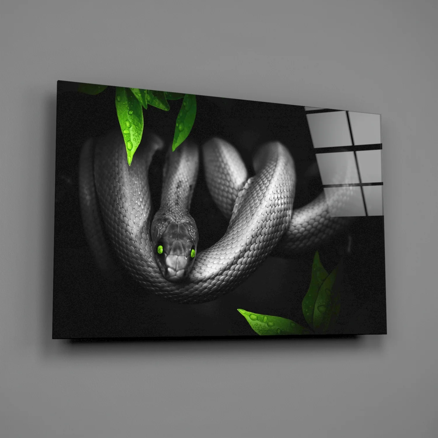 Snake Glass Wall Art - Image 2