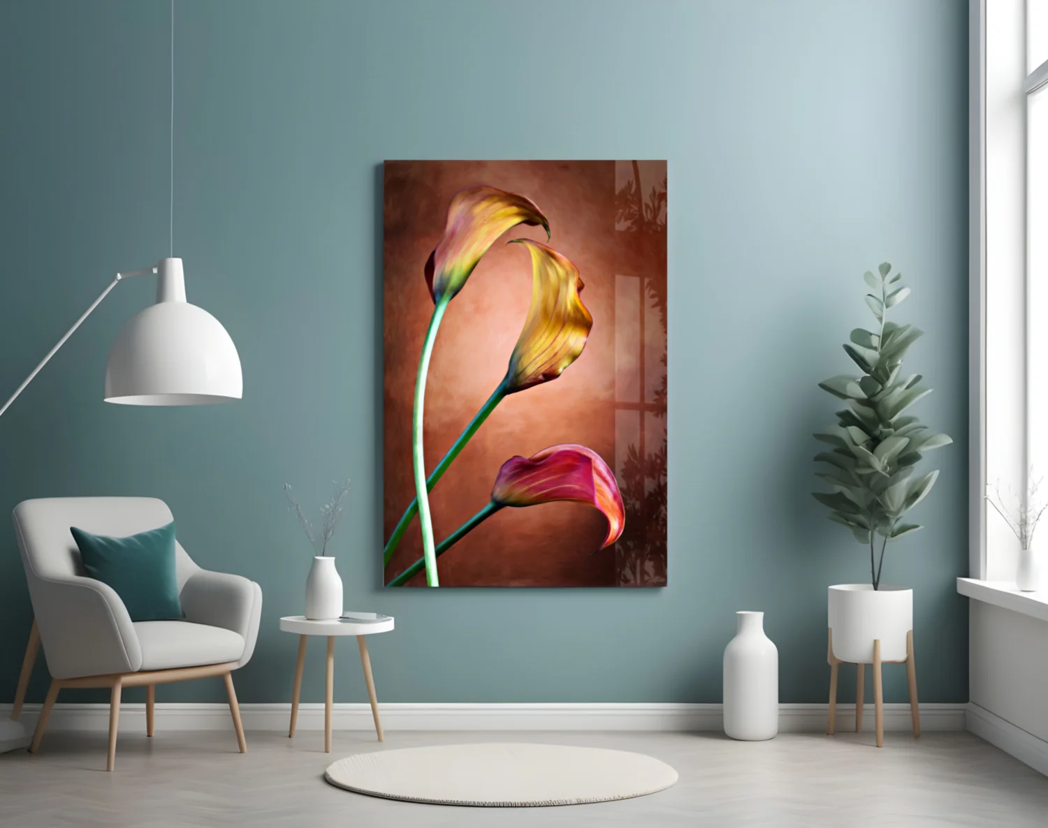 Tulips Glass Wall Art - Image 4