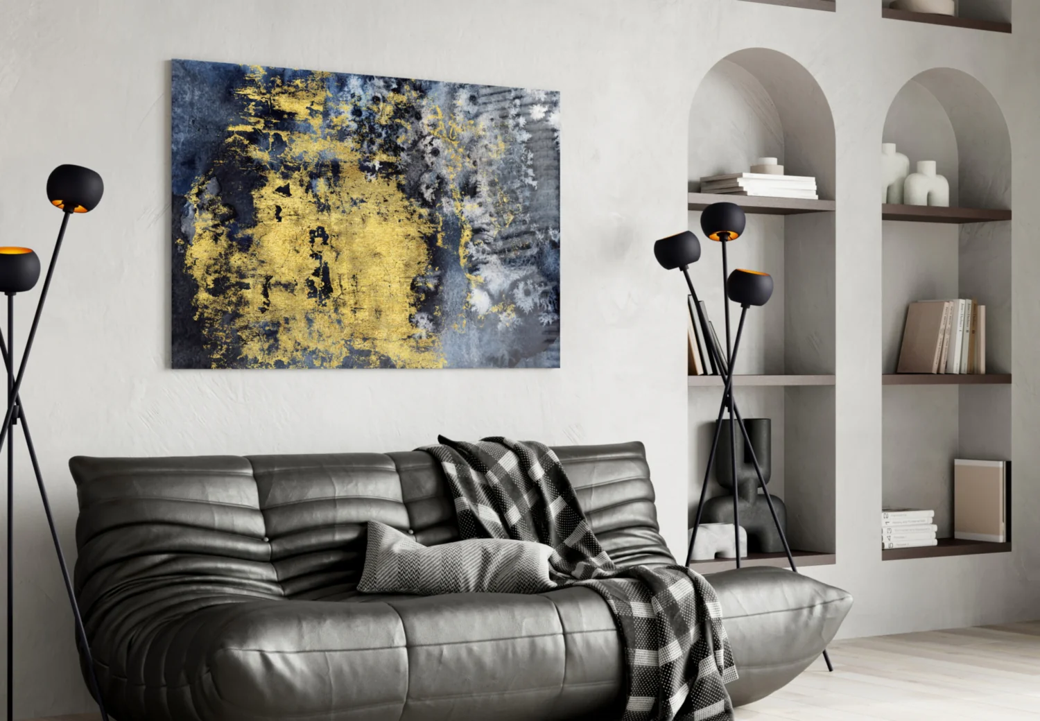 Gold Dust Glass Wall Art - Image 4