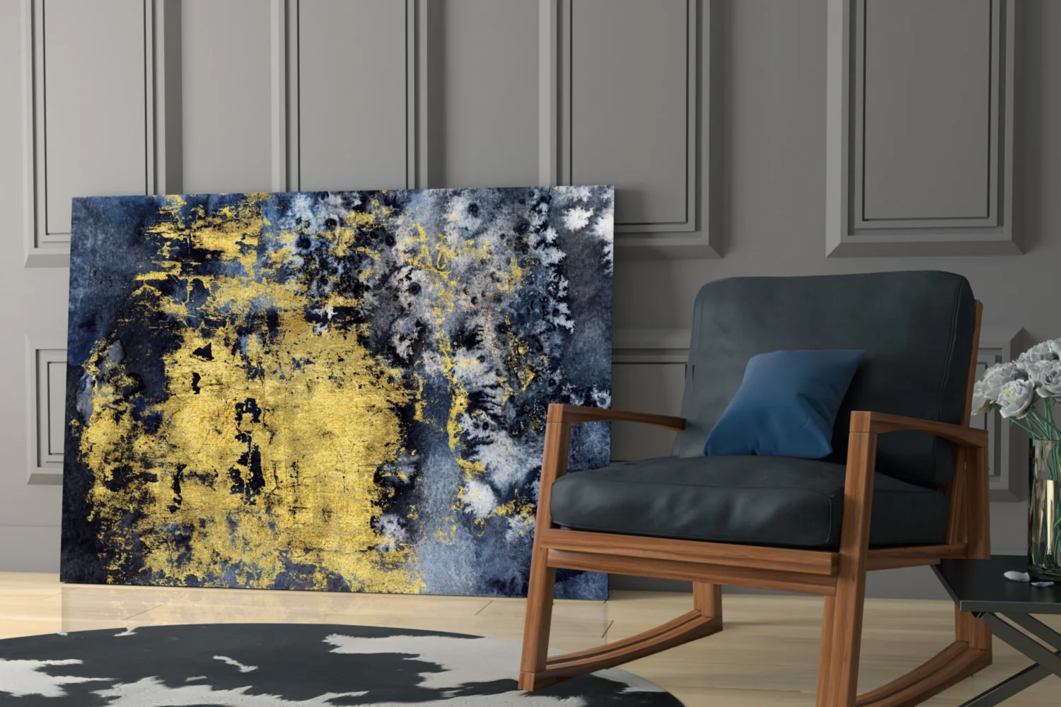 Gold Dust Glass Wall Art - Image 6