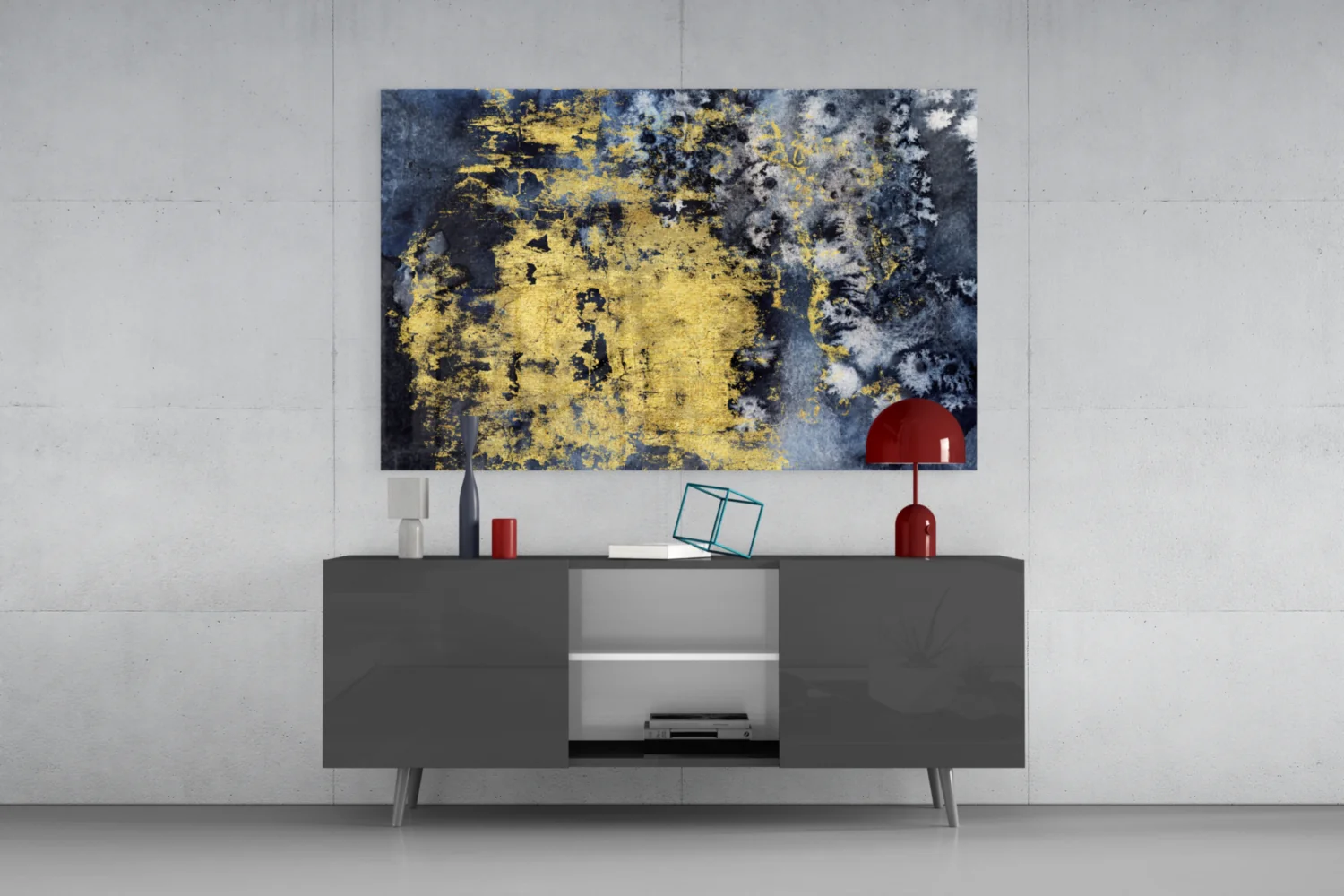 Gold Dust Glass Wall Art - Image 8