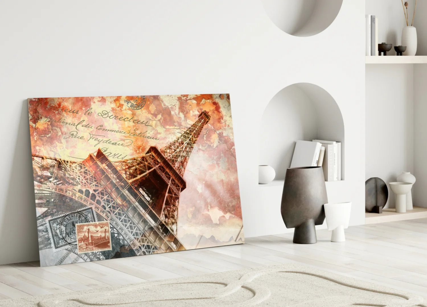 Eiffel Glass Wall Art - Image 3