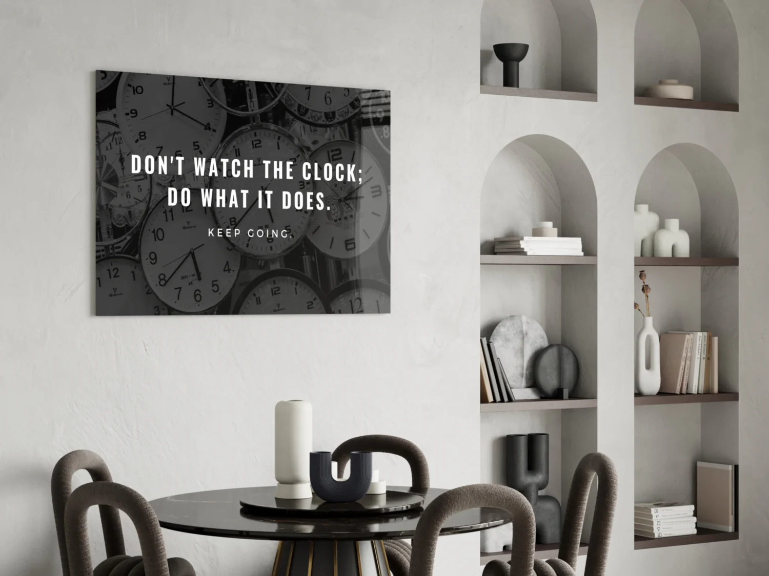Famous Words Glass Wall Art - Image 5