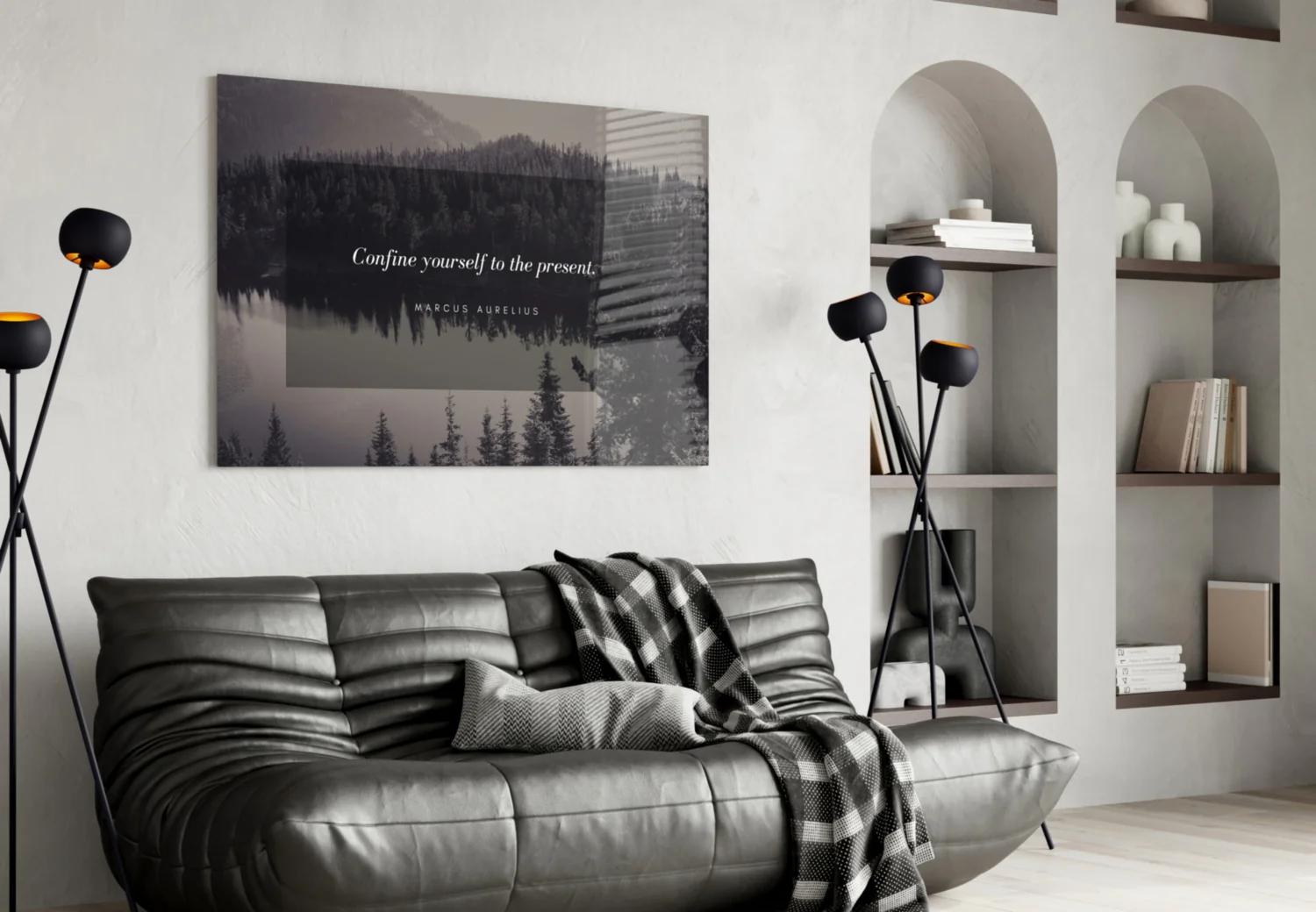 Famous Words Glass Wall Art - Image 4