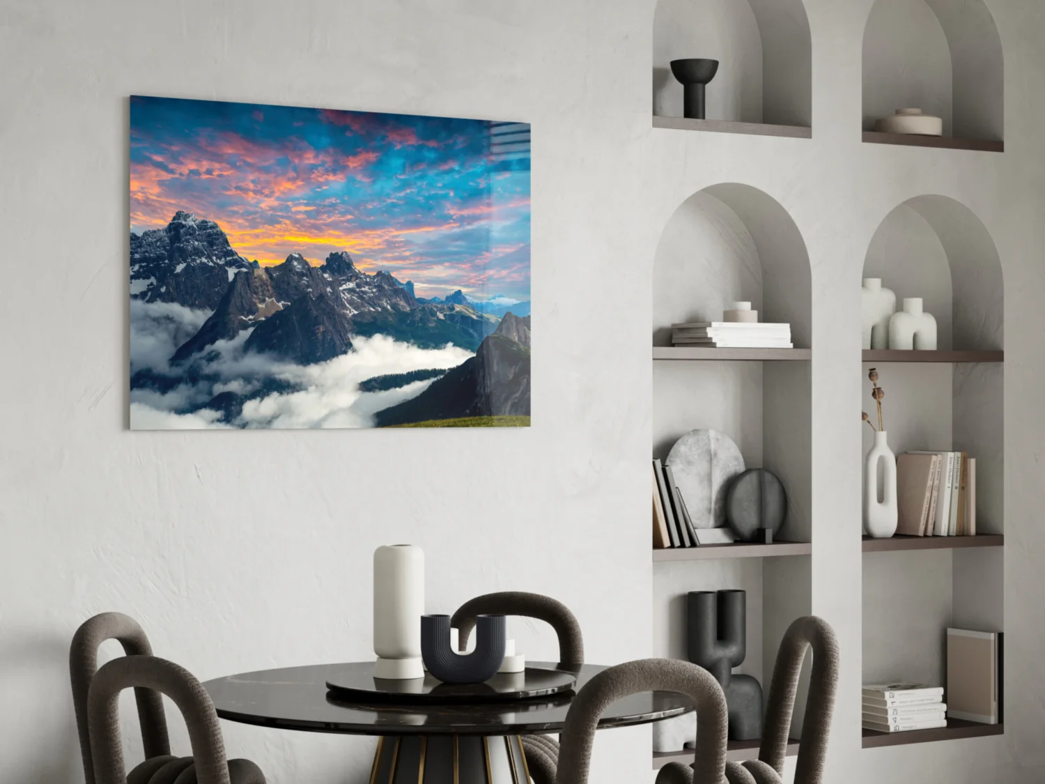 Mountains Glass Wall Art - Image 5