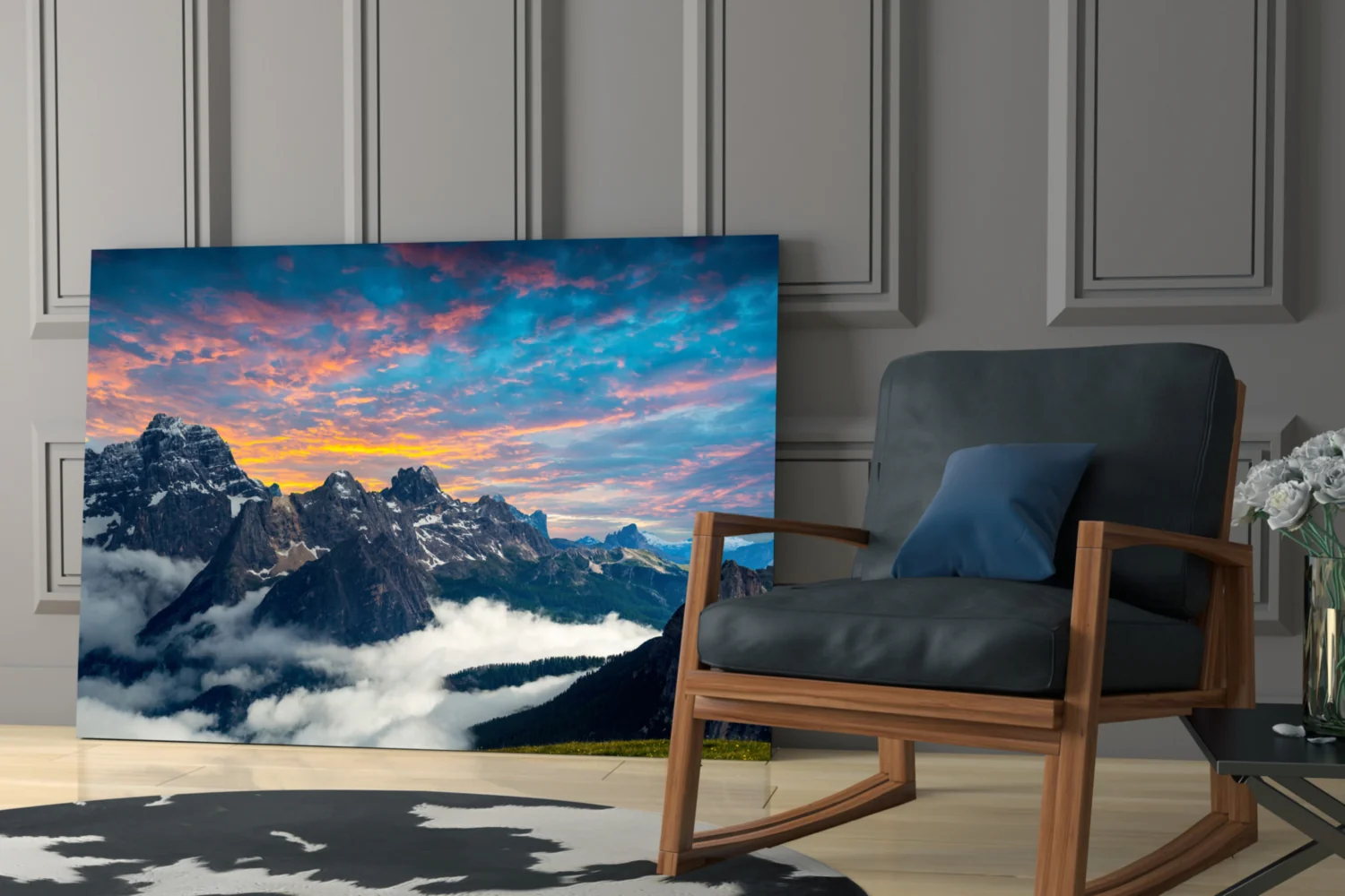 Mountains Glass Wall Art - Image 6