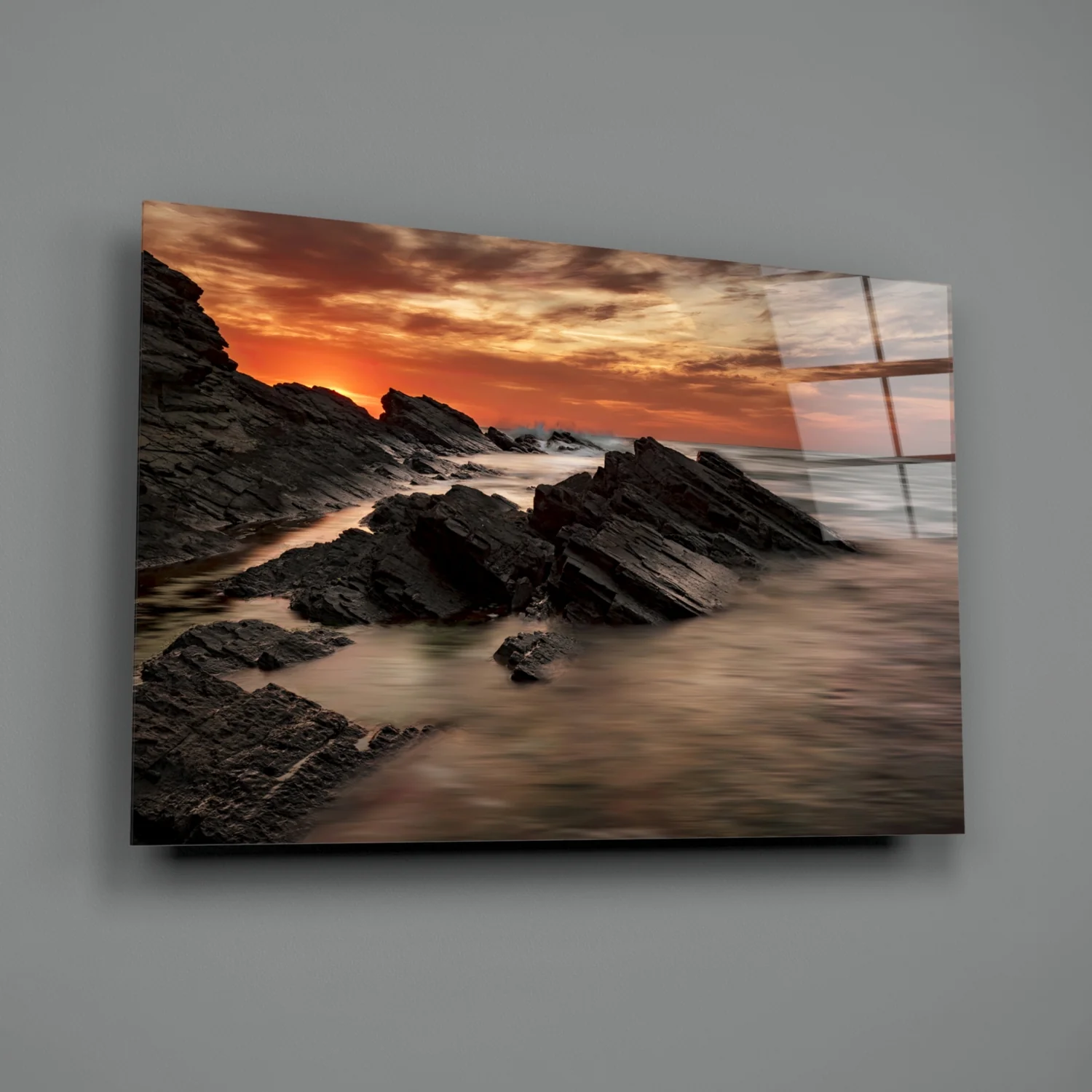 Coastal Glass Wall Art - Image 2