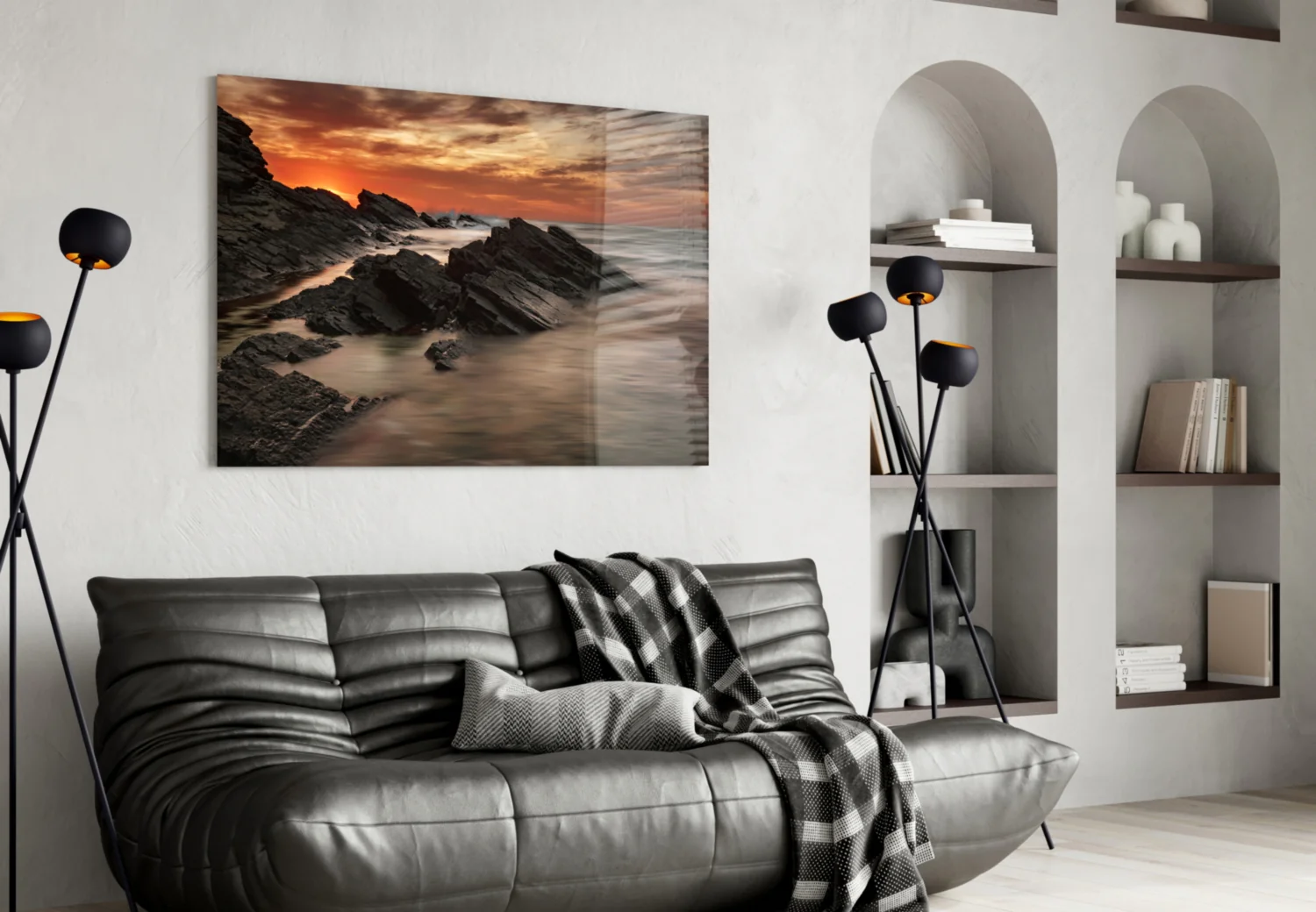 Coastal Glass Wall Art - Image 4