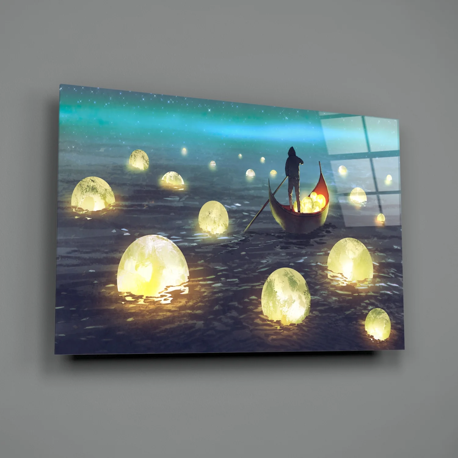 Moon Collector Glass Wall Art - Image 2