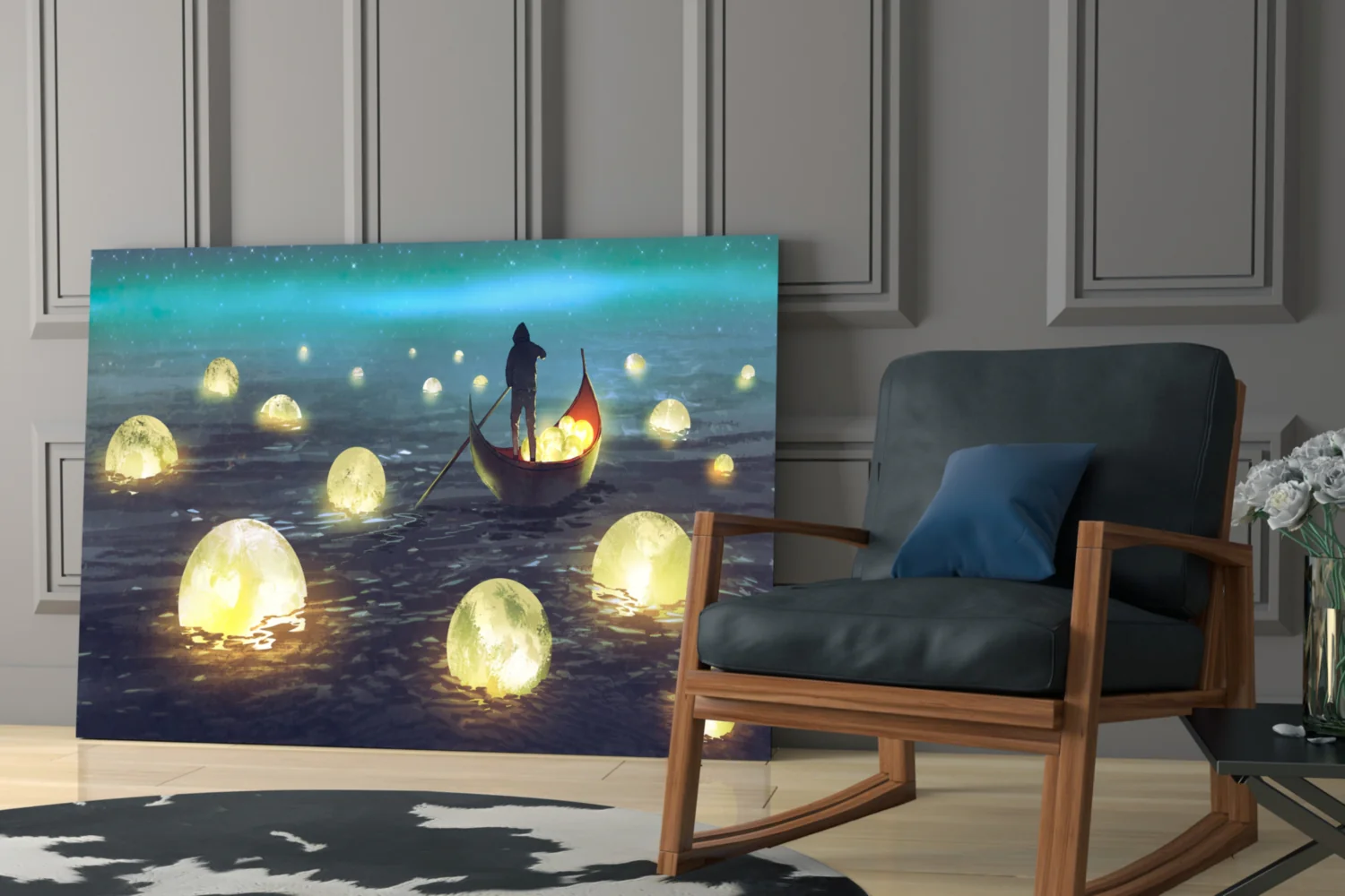 Moon Collector Glass Wall Art - Image 6