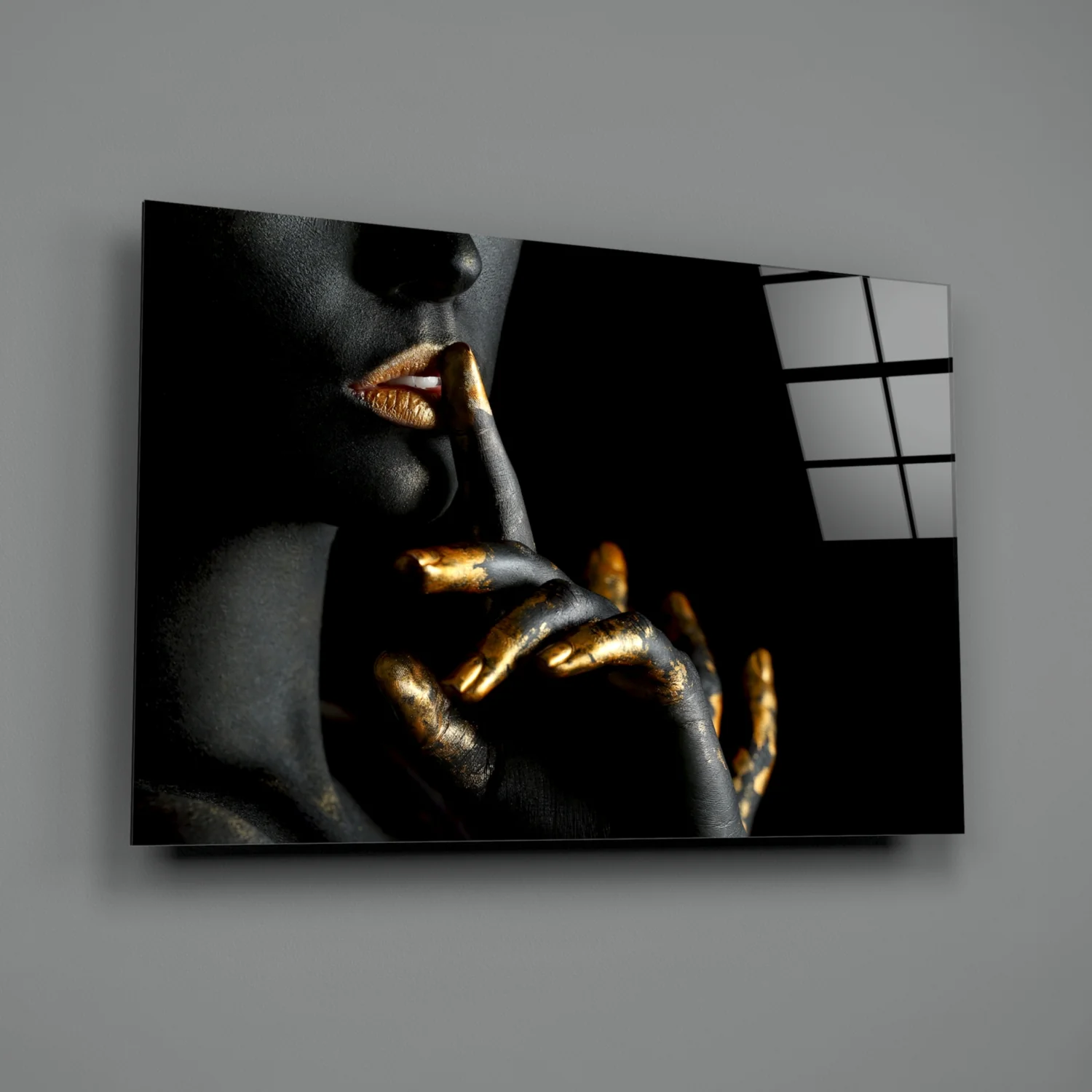 Silence Glass Wall Art - Image 2