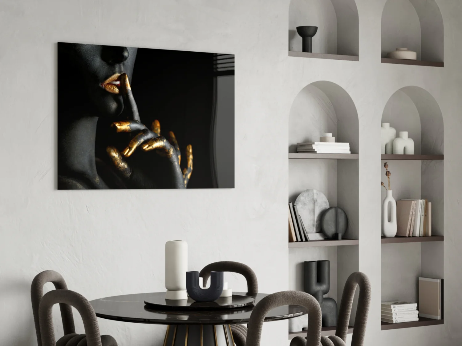 Silence Glass Wall Art - Image 5