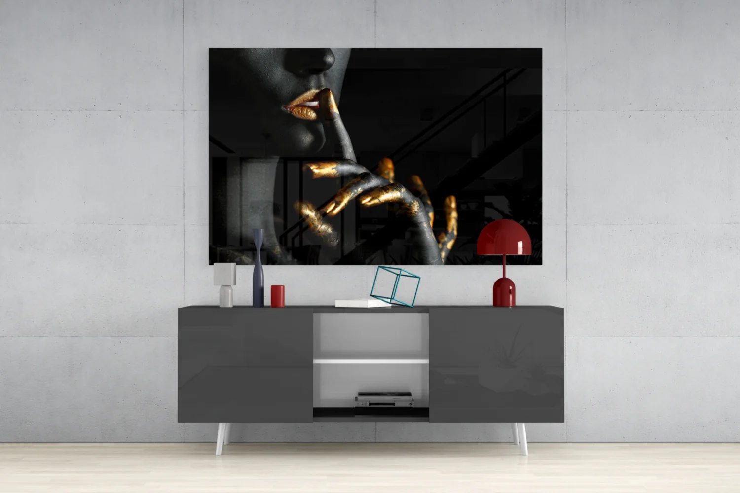 Silence Glass Wall Art - Image 8