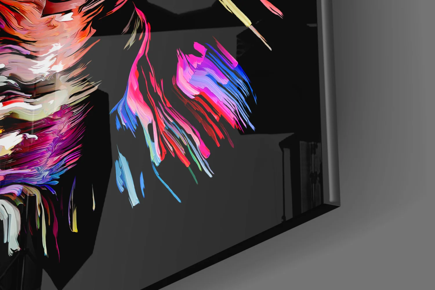 Abstract Portrait Glass Wall Art - Image 7