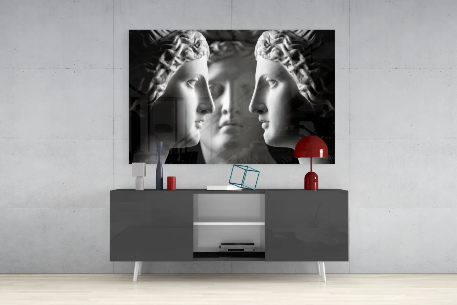Statues Glass Wall Art - Image 8