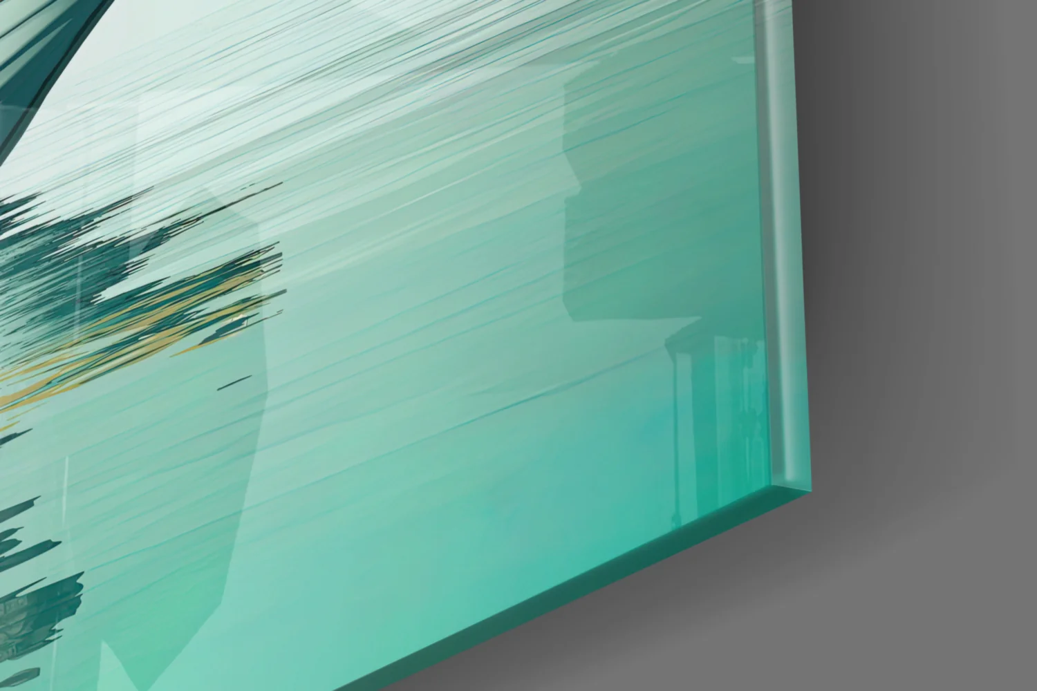 Hippo Glass Wall Art - Image 7