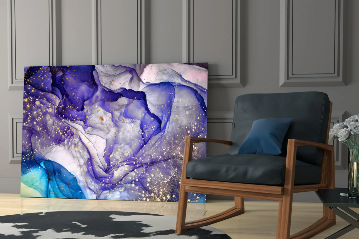 Colored Smoke Glass Wall Art - Image 6