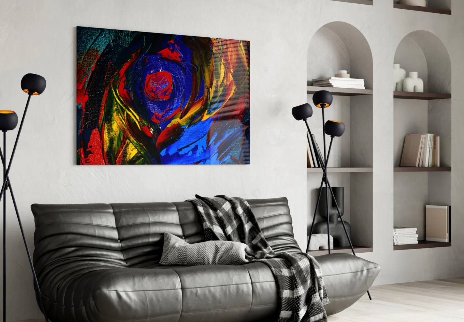 Oil Printing Glass Wall Art - Image 5