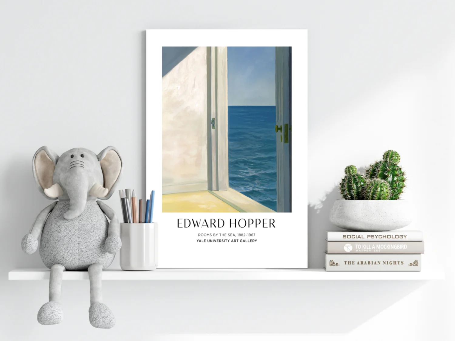 Open Door Room by the Sea Aluminum Print - Image 6
