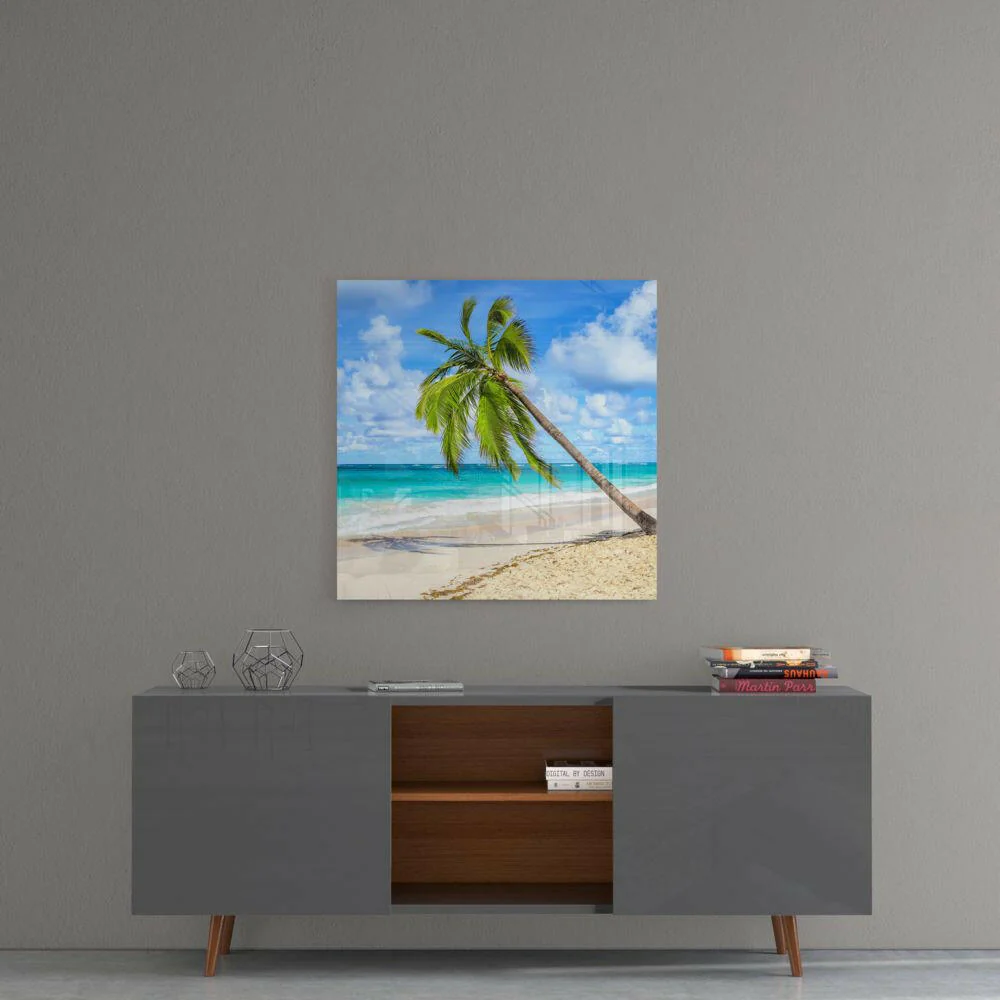Palm Tree Glass Wall Art - Image 5